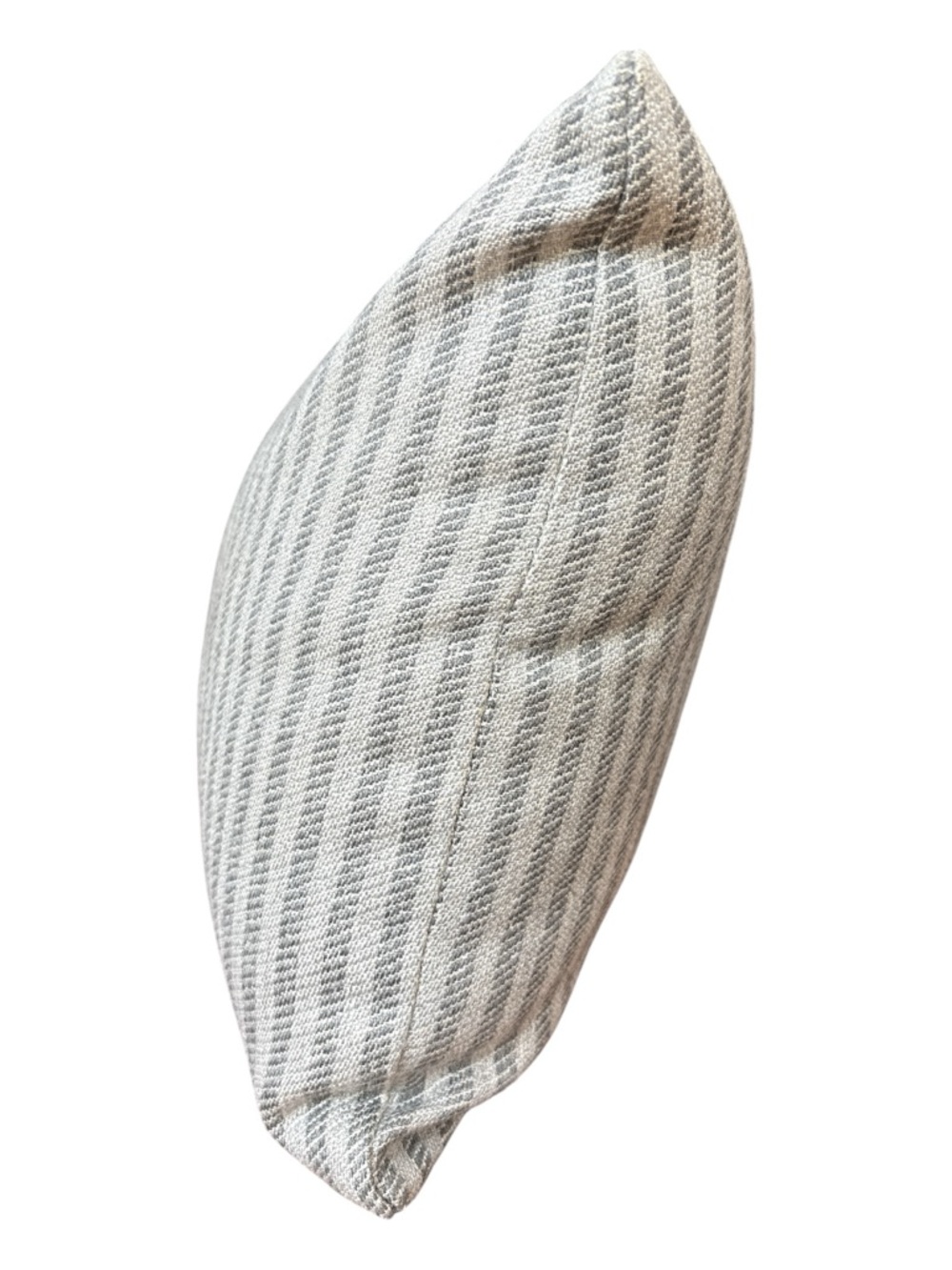 POTTERY BARN SUNBRELLA OUTDOOR LUMBAR PILLOW GREY STRIPES 22” x 10” - Picture 4 of 10